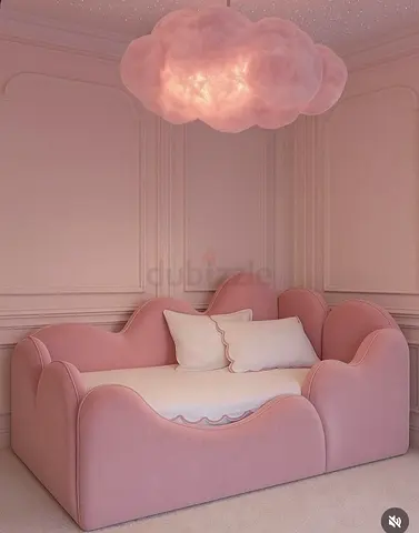 Brand New 90*200 blush pink cloud way kids bed