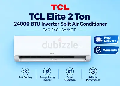 TCL Elite 2 Ton 24000 BTU Inverter Split Air Conditioner TAC-24CHSA/KEIF Skip to product information
