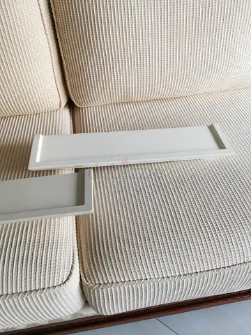 White shelves