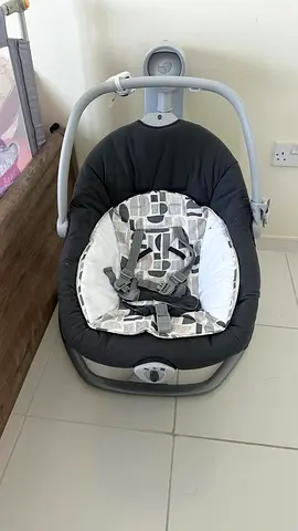 Joie-Price 2-in-1 Baby Swing (0-12 months) - Removable Washable Seat, Soothing Sounds