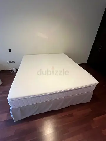 King Size Bed with Mattress and Topper