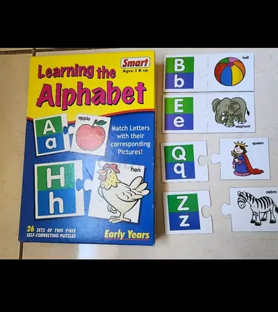 Alphabet Puzzle and books