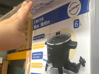 6L Electric Wax Melter / Wax Warmer - Heavy Cast Aluminium