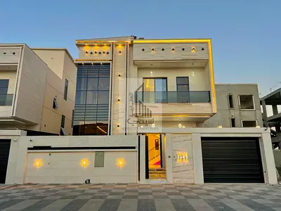 New Villa for Sale in Ajman – Al Amra | 6 Master Bedrooms and Massive Built-up Area | Includes Electricity and Water; Close to Sheikh Mohammed Bin Zay
