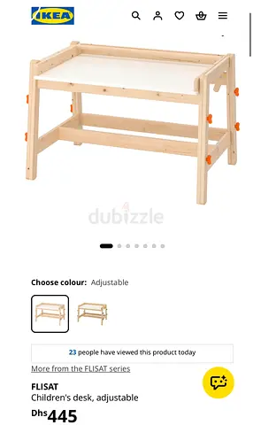 IKEA FLISAT Children desk (89x62x70 cm)