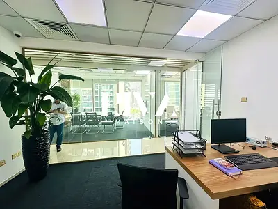Furnished Office | The Binary | Canal & Skyline View