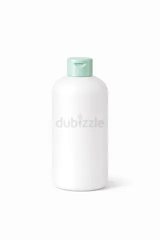 3000 x Plain white HDPE plastic bottle with yellow and blue flip-top caps (empty) - clearance sale-