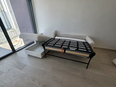 Ikea vimle L shape sofa bed with mattress