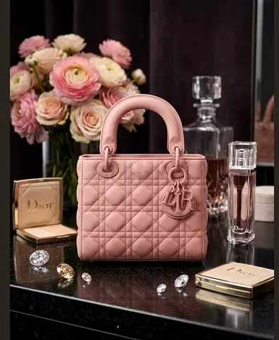 Christian Dior Ultra Matte Mini Lady Dior – Powder Pink