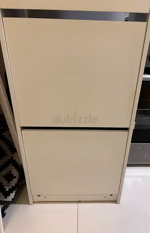 Ikea white 3 tier door Shoe Cabinet / rack