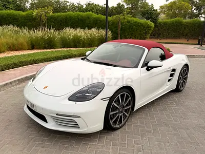 7,900 km White on White edition Porsche 718 Boxster