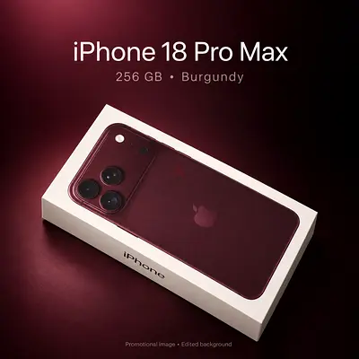 🔥 iPhone 18 Pro Max 256GB Burgundy (UAE) version | آيفون ١٨ برو ماكس ٢٥٦ جيجا عنابي | New & Sealed