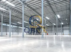 Open-Layout Warehouse Offering Convenient Accommodation for Products, Equipment and Business Invento