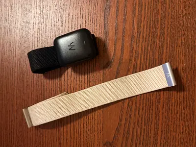 WHOOP 5.0/MG Health and Fitness Wearable (+ spare beige strap) + 4 months of subscription