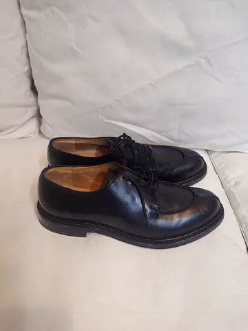 Churche's Black Leather Men's Lace-up Dress Shoes - Size 10.5 UK, Good Condition