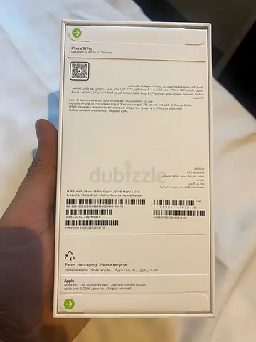 Apple iPhone 18 Pro 256GB Glacier