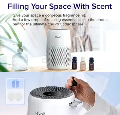 Levoit Brand new Aroma Diffuser / Air Purifier - Compact Scent Maker C161-WUK/LAP-C161-WAE white