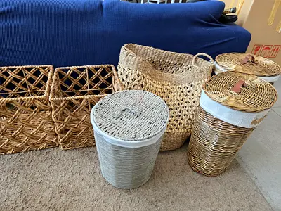 Laundry hampers and baskets