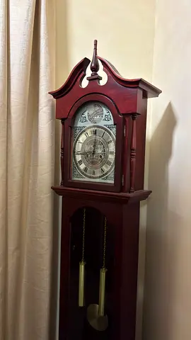 Cempus Fuget Vintage Wooden Grandfather Clock – Classic Elegant Design