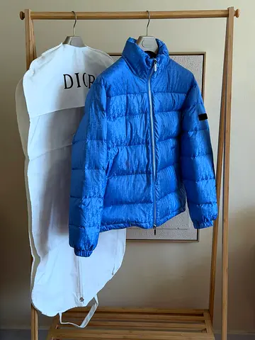 Dior Blue puffer jacket (SUPER MASTER QUALITY) S-XXL
