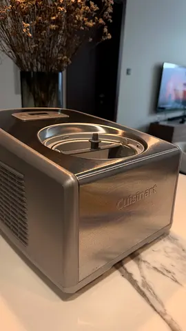 Cuisinart Stainless Steel Ice Cream Maker - Excellent Condition (Barely Used)