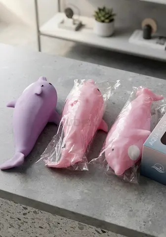 Dolphin Soft Squishy Toys 3 pcs