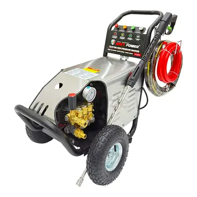 High Pressur WasherElectric High Pressure Industrial Washer with Hose & Lance (Used, Good Condition)