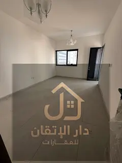 2BHK with balcony, first tenant in Ajman Al Nuaimiya 2, deposit by cheque, no admin fees