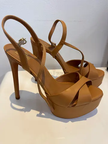 Nude Platform High Heel Sandals – Size EU 41