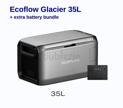 Ecoflow Glacier Classic 35L portable Refrigerator with Extra Battery
