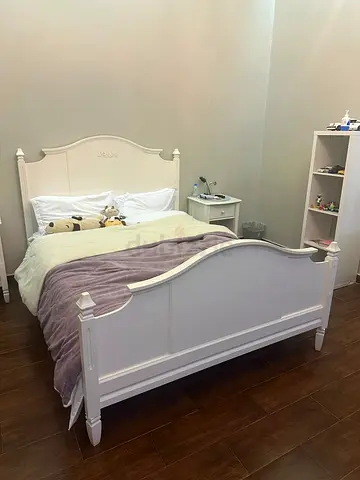 Bed with side tables for sale