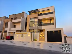 Luxury Brand-New Villa for Sale Opposite Azha Community on Al Amerah Roundabout, Ajman | Private Poo