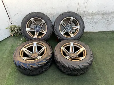 4x 20x12j deep concave wheels with 35” Federal Xplora MTS