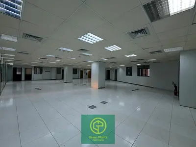 Al Raffa 3,200 sq. Ft office readily partitioned with built-in toilets & pantry