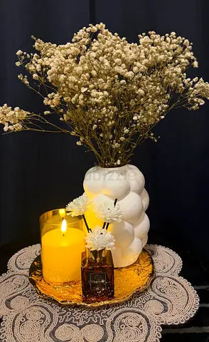 Natural Dried Flowers Décor Set