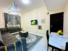 Be the first to live in this luxurious, high-end apartment, featuring two rooms and a living area.