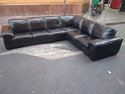Sofa Leather L Shape