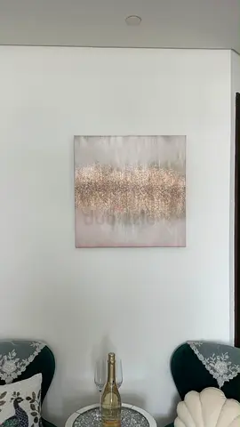 Abstract Gold Accent Wall Art Canvas - West Elm