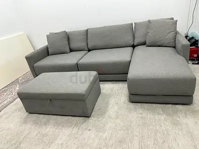 Excellent condition crate&barrel lshape sofa