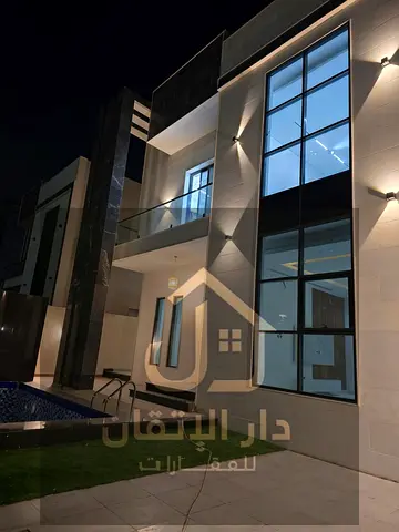 Brand-New Villa for Sale in Al Zahya – Ajman First Occupant | 4 Master Bedrooms | Private Pool | Indoor & Outdoor Parking