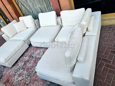 Modular marina home sofa and footstool