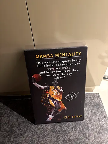 Kobe Bryant motivational inspiring decoration poster
