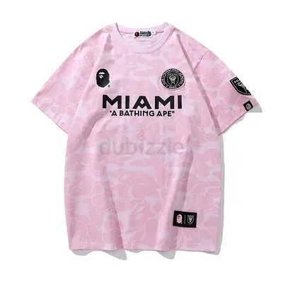 Bape x inter miami pink collab shirt all sizes available