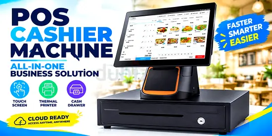 Restaurant POS Machine with Touch Screen Printer + software | Ajman