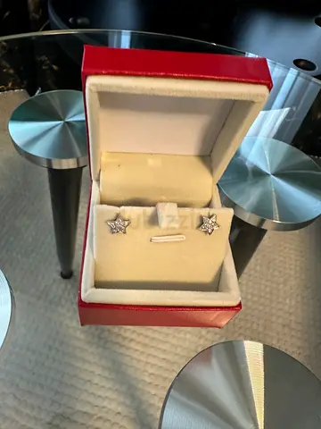 Stars earring's Real  Diamond