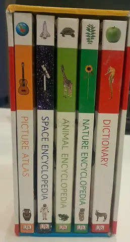DK Children's Reference Books: Picture Atlas, Space & Animal & Nature Encyclopedias, Dictionary