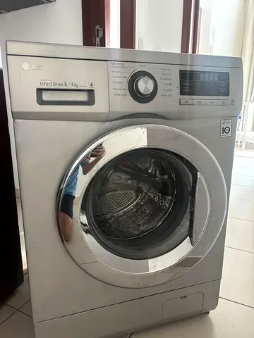 LG Front Load Washer 8kg / 4kg Washer Dryer - Silver