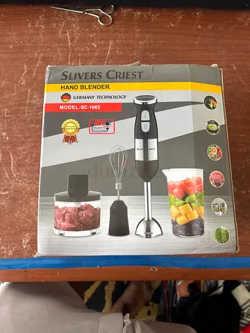 Hand Immersion Blender with Whisk and Chopper (Silvers Crest)