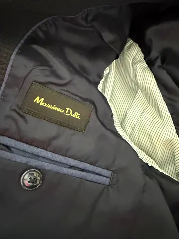 Massimo Dutti navy blazer jacket - men's medium, good condition