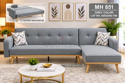 Premium Quality New L shape Good Quality Sofa bed Available